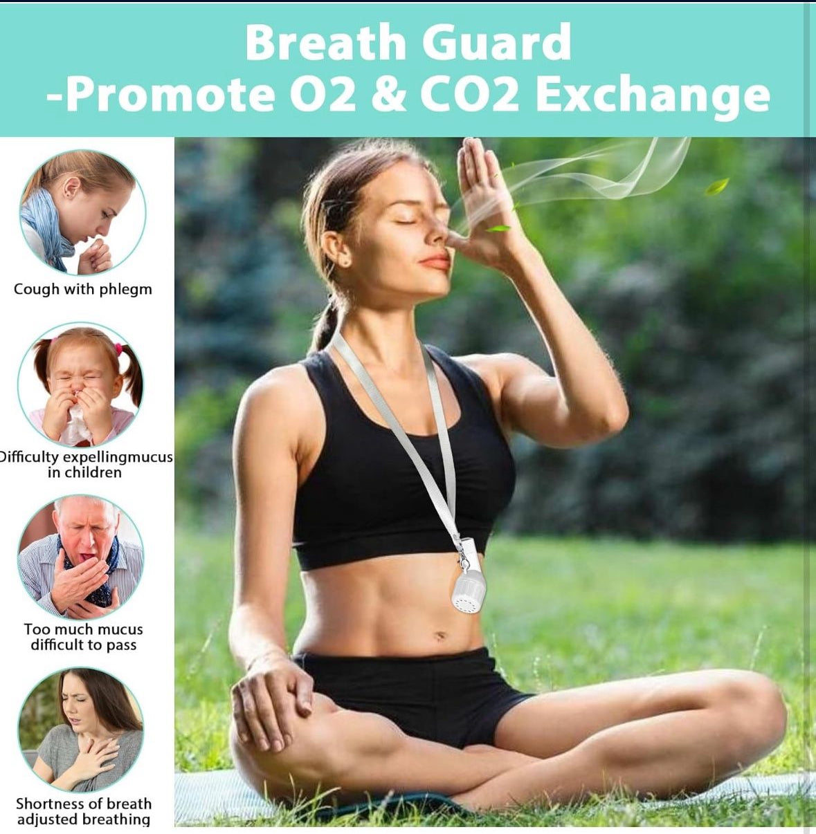 Lung Exerciser Device, Breathing Exercise Device for Lungs, Mucus Clearance and Lung Expansion Device, Portable Expiratory Breathing Exerciser for Muc