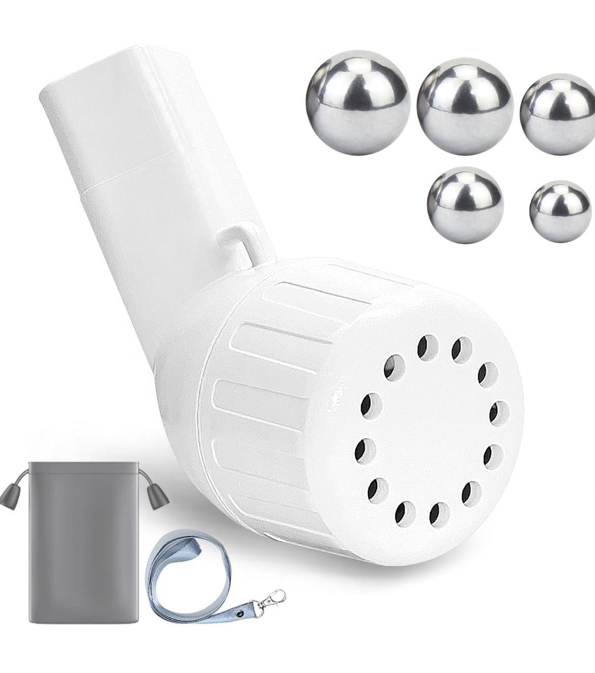 Lung Exerciser Device, Breathing Exercise Device for Lungs, Mucus Clearance and Lung Expansion Device, Portable Expiratory Breathing Exerciser for Muc