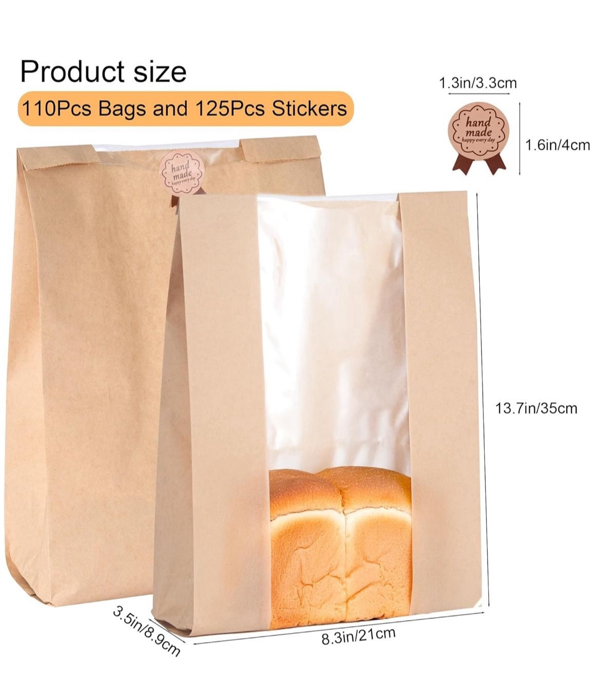 Maximize freshness with our Bread Bags. Specifically designed for homemade bread, our high-quality bags are a must-have for any bread makers