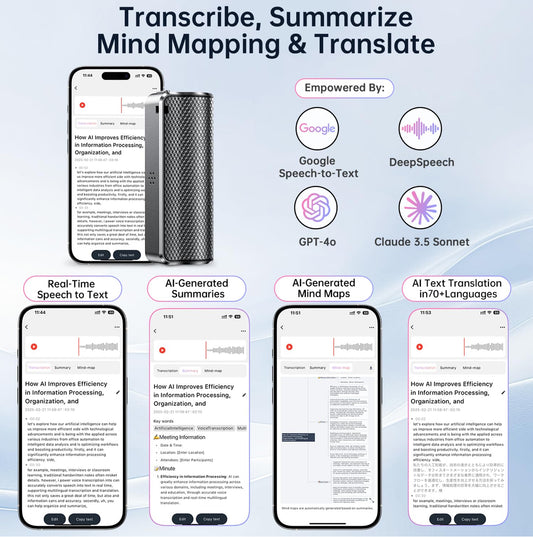 AI Voice Recorder with Real-Time Transcription & Translation
