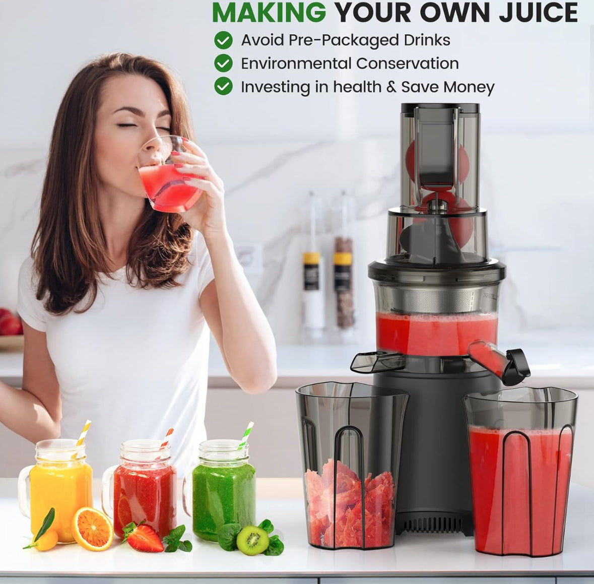 Slow Cold Press Juicer Machines