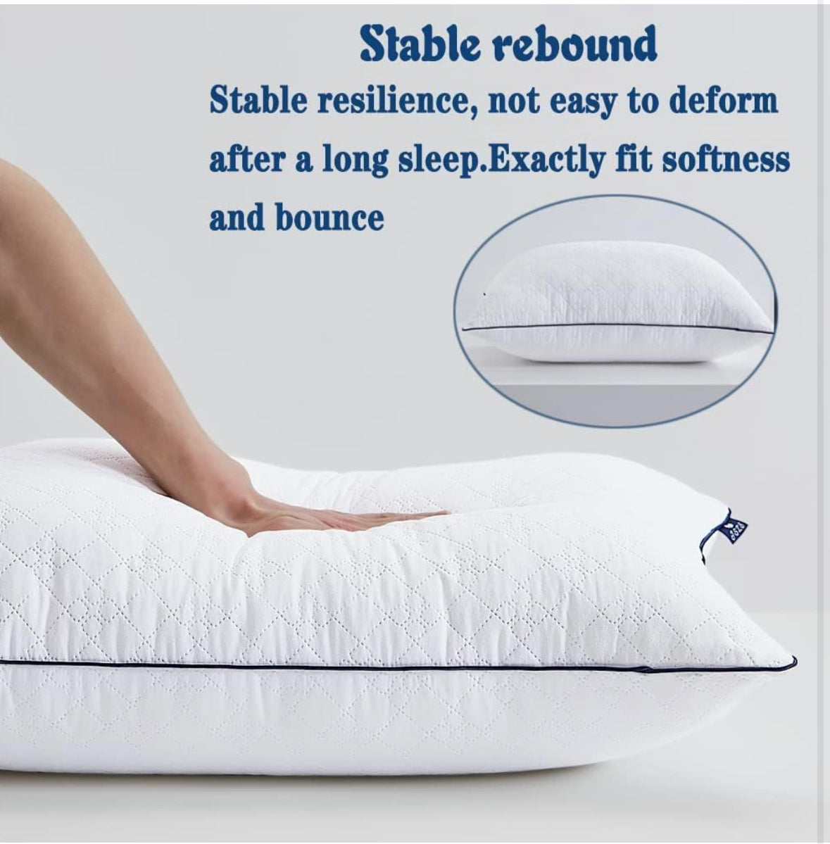 Bed Pillows for Sleeping Queen Size 2 Packs