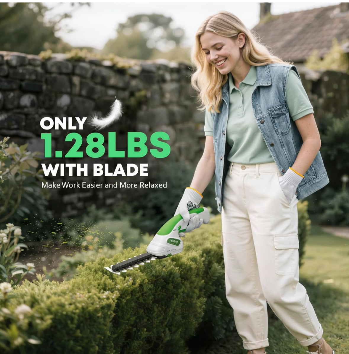 2-in-1 Hedge Trimmer Cordless & Grass Shear