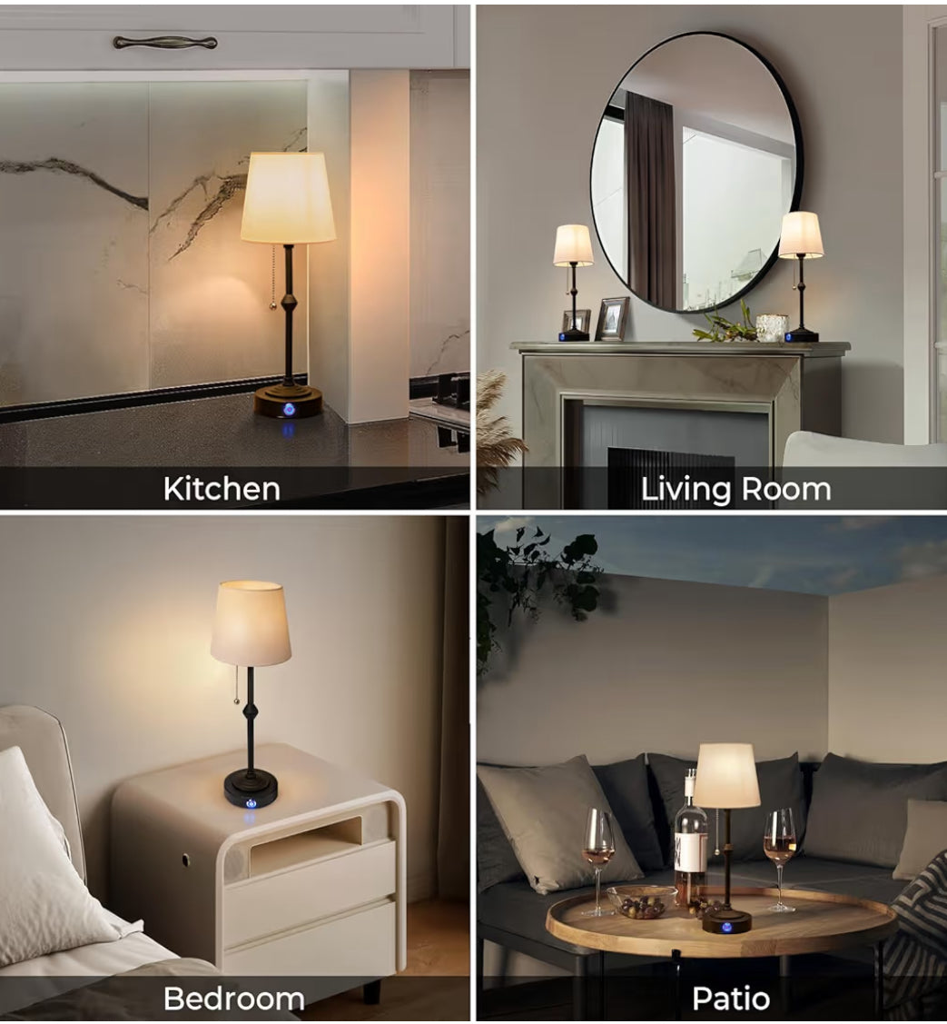 Portable Rechargeable Cordless Table Lamp