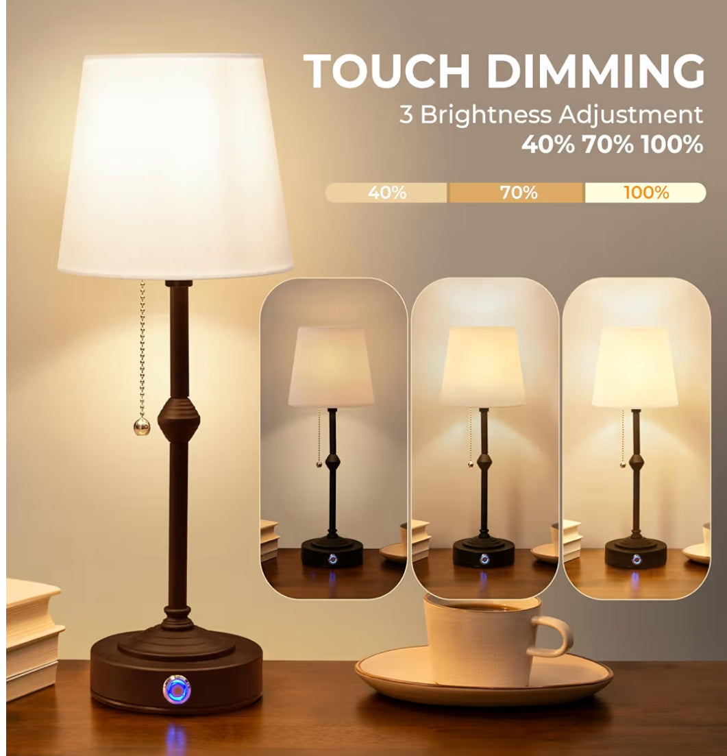 Portable Rechargeable Cordless Table Lamp