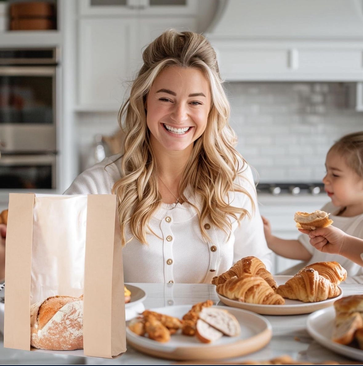 Maximize freshness with our Bread Bags. Specifically designed for homemade bread, our high-quality bags are a must-have for any bread makers
