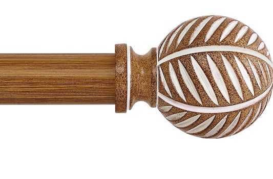 Dress up your windows with our high-quality Wood Boho Curtain Rods for a rustic and stylish look. These adjustable drapery rods perfect for any bedroom or living room.