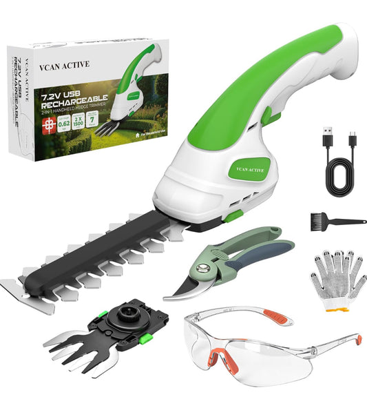 2-in-1 Hedge Trimmer Cordless & Grass Shear