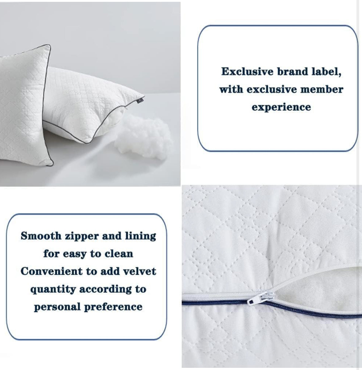 Bed Pillows for Sleeping Queen Size 2 Packs