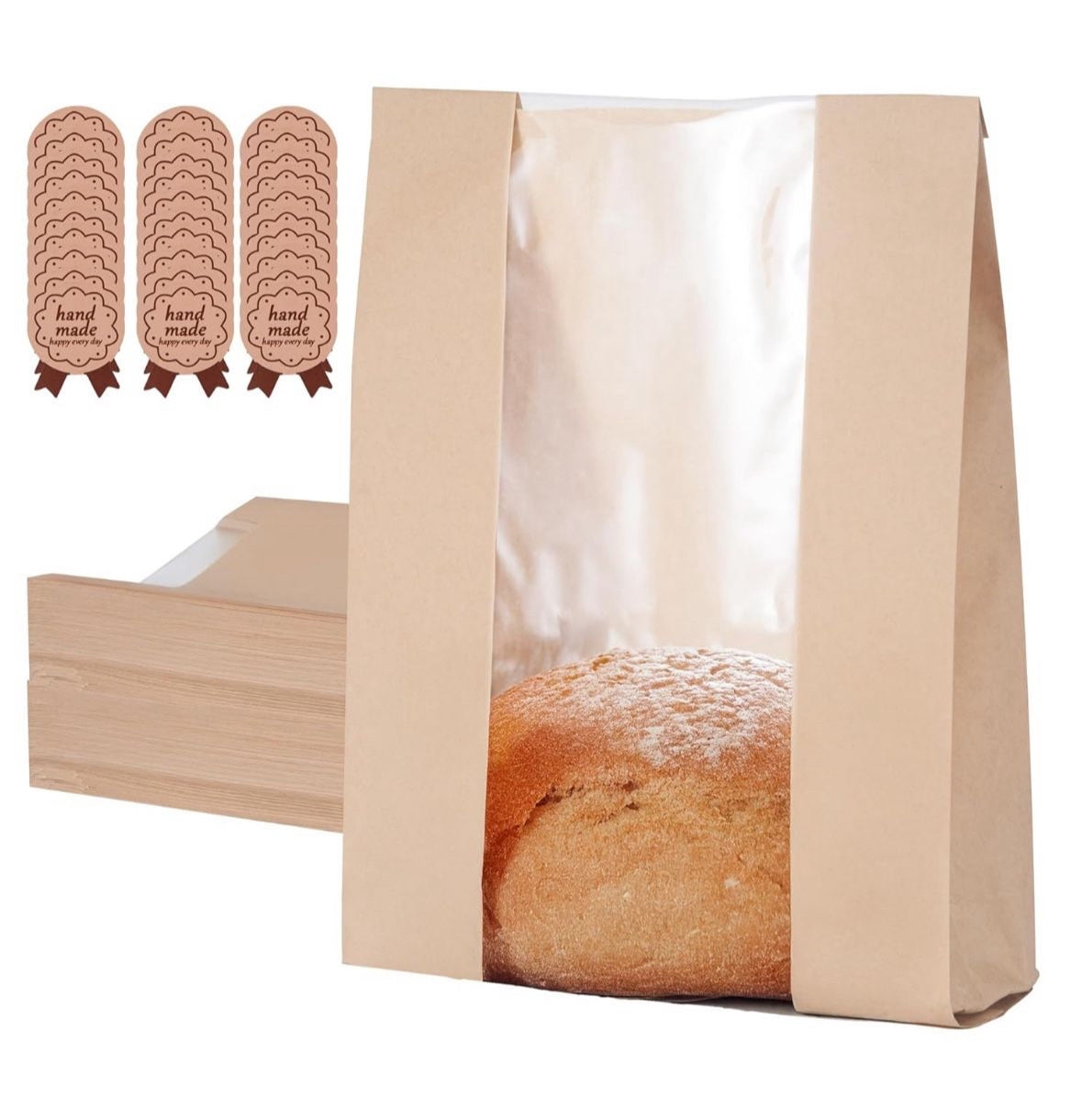 Maximize freshness with our Bread Bags. Specifically designed for homemade bread, our high-quality bags are a must-have for any bread makers