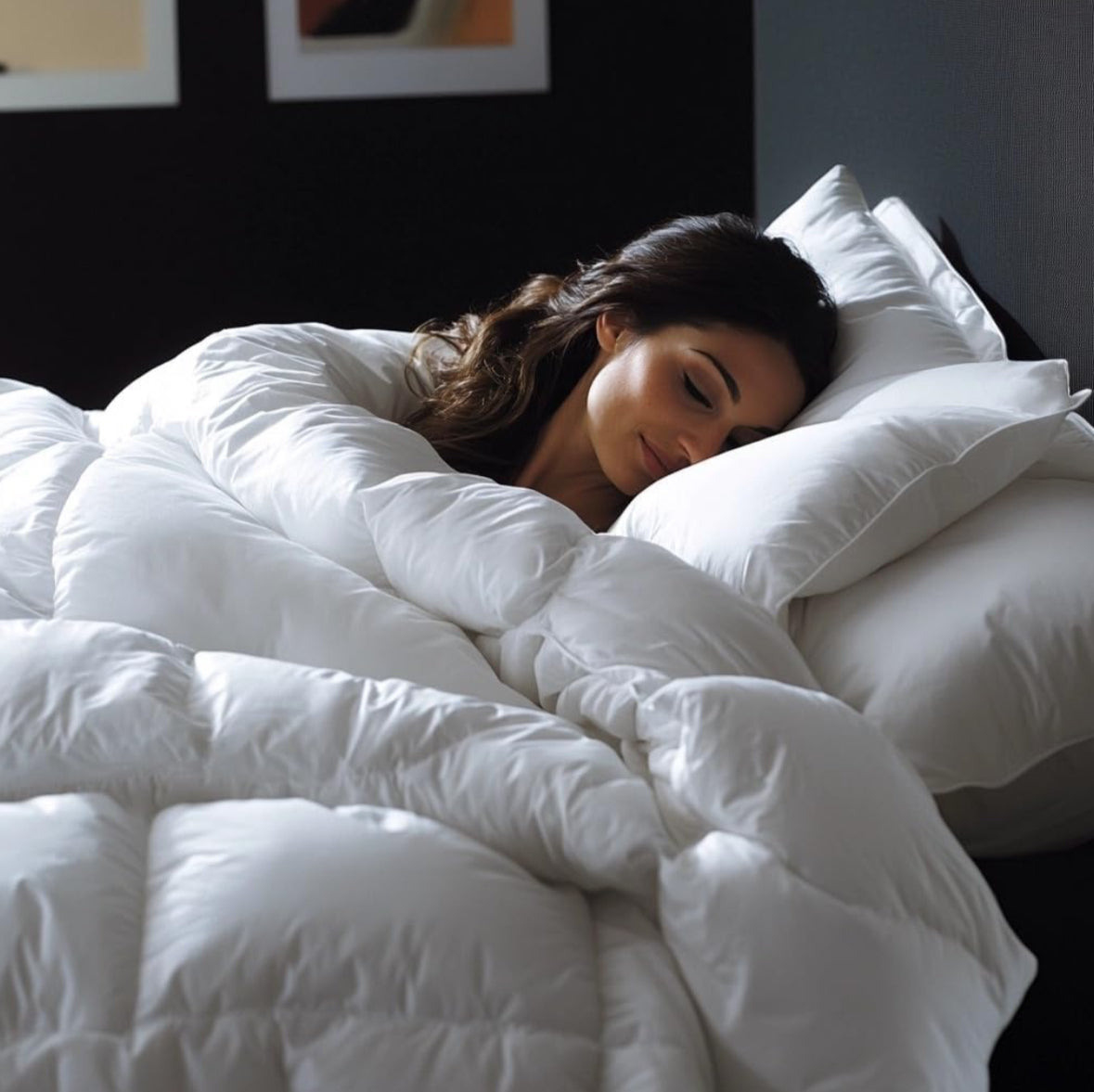 White Goose Down Comforter Queen