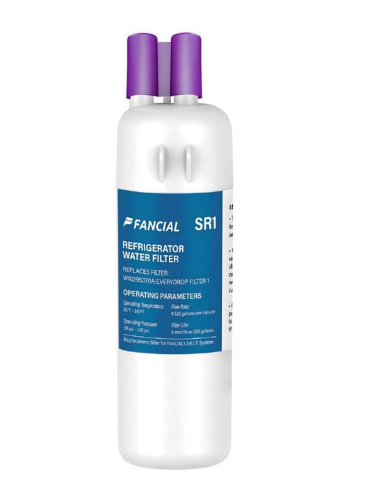 One-pack Whirlpool, Maytag, KitchenAid-Compatible Refrigerator Water Filters, 6-Month Long Life