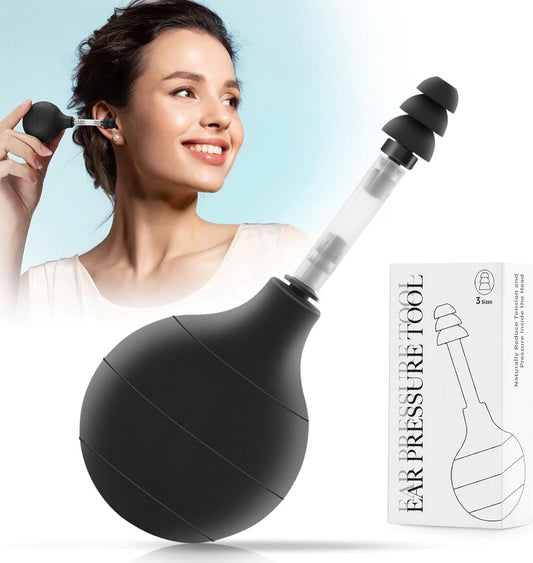 Ear Pressure Relief Device, Migraine and Headache Relief Products, Naturally Reduce Tension, Pressure & Pulsating Symptoms Through Inner Ear Pressure