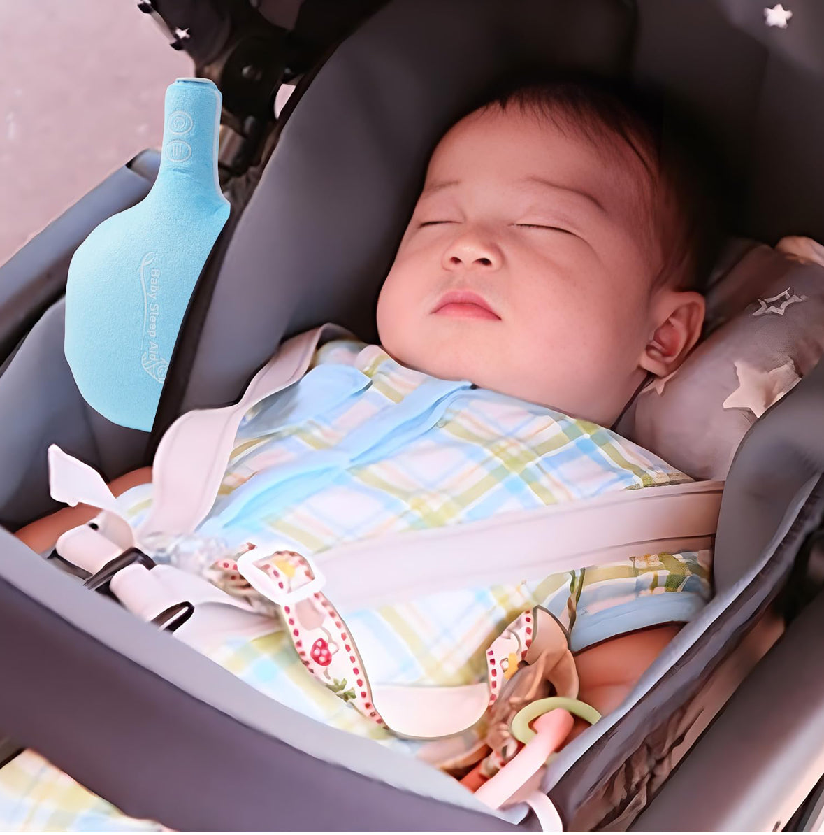 Baby Vibrating Soother, Baby Sleep Soother, Crib Vibrating Soother, 3 Vibration Modes, Help Baby Sleep, Crib Soother, Newborn Baby Essentials, Registry.