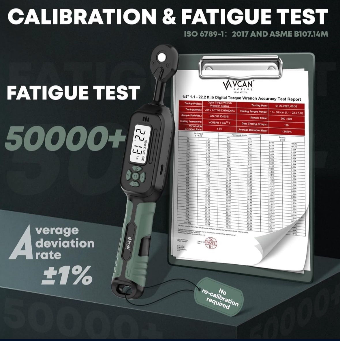 Obtain precise torque measurements with this Digital Torque Wrench Set. Ideal for repairing bikes, motos, and guns. Includes bits and sockets for added versatility.