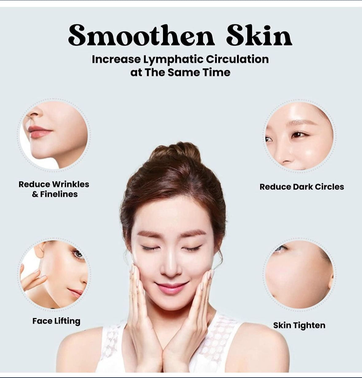 Gua Sha Facial Tools & Face Roller for Wrinkless Natural Skincare Tool Jade Roller Guasha Tool for Face (Green)